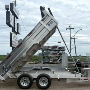 Remorque dompeur 6X12 2X5200 lbs en aluminium Savage