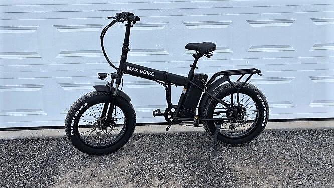 Vélo électrique fat bike max Daymak 350 watts 48 volts noir