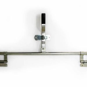 Fermoir poignée de porte zingué Plusieurs dimensions