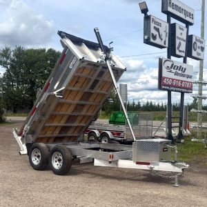 Remorque dompeur 5X10 2X3500 lbs en aluminium Savage
