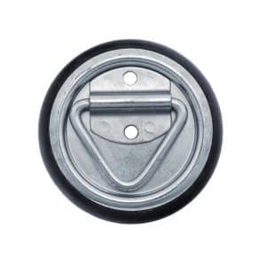 Anneau d'arrimage 1200 lbs zingué avec base ronde 4 po