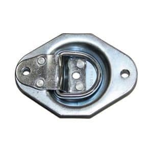 Anneau d'arrimage encastré ovale 1200 lbs zingué