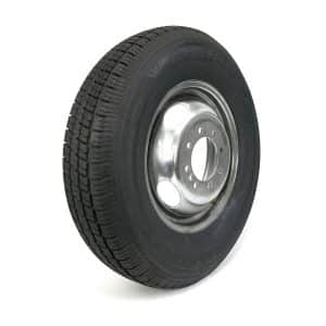 Roue de remorque et pneu assemblé jante double roues galvanisée 16 po 8 trous