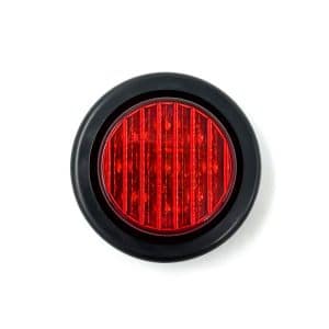 Lumière de gabarit LED ronde 2 po rouge 9 diodes
