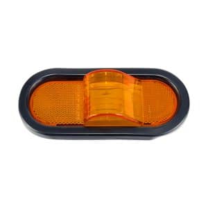 Lumière de position LED ovale 6 1/2 x 2 1/4 po ambre 15 diodes