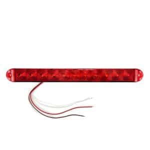 Barre de lumières LED 15 1/2 po 11 diodes rouges Rouge ou claire
