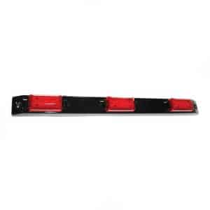 Barre d’identification LED triple 17 po rouge 3 diodes