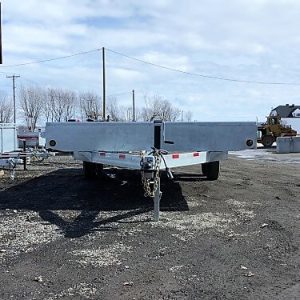Remorque plateforme deck over 102x24 2x7000 lbs galvanisé Laroche