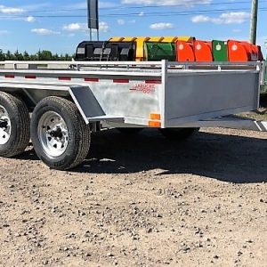 Remorque utilitaire 4.5x8 2x2000 lbs galvanisé Laroche